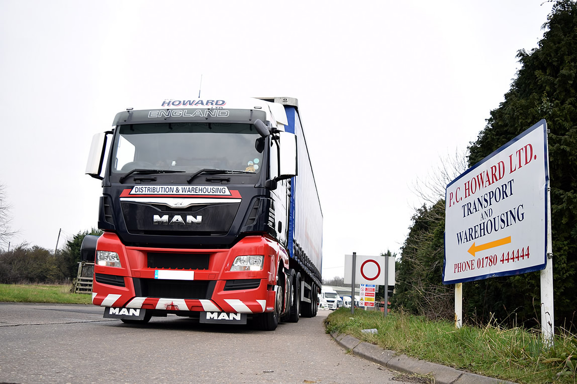 PC Howard offers total logistics solutions including distribution and warehousing