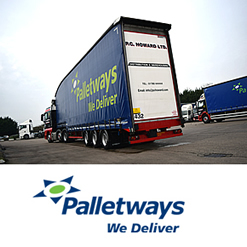 We are a Platinum Member of Palletways in the UK