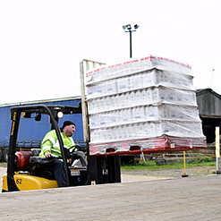 We also offer palletised freight solutions via our membership of Palletways